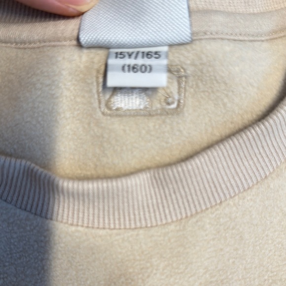 MLB Cream Sweatshirt with Ribbed Cuffs and Crew Neck - Picture 4 of 12